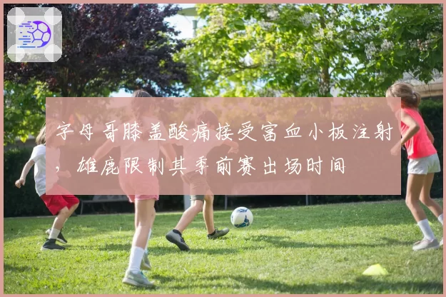字母哥膝盖酸痛接受富血小板注射,雄鹿限制其季前赛出场时间